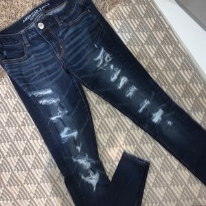 American Eagle ripped jeans XLONG